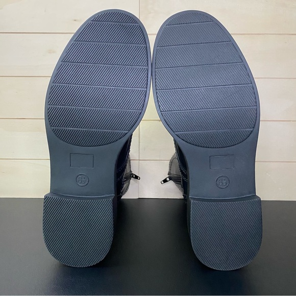 Steve Madden SM New York Lila Black Combat Boots Women's Size 6.5 Shoes M - Picture 9 of 11